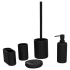 Мыльница Swensa Lago SWP-2410-BLK-04 пластик цвет черный