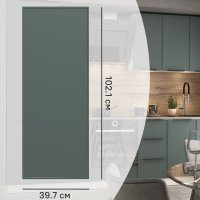 Фасад для кухонного шкафа Инта 39.7x102.1 см Delinia ID МДФ цвет зеленый