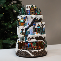 Новогодняя композиция светящаяся Курорт в горах