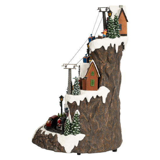 Новогодняя композиция светящаяся Курорт в горах