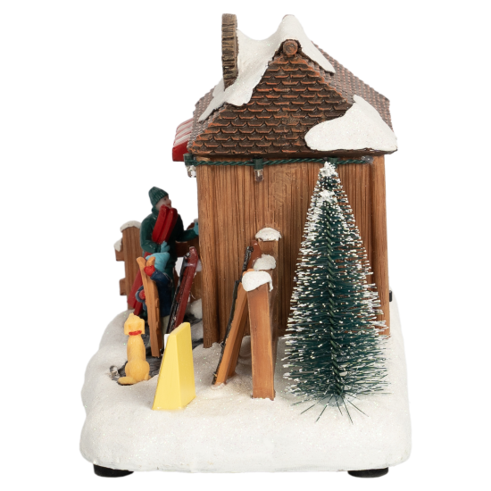 Новогодняя композиция светящаяся Елочный базар