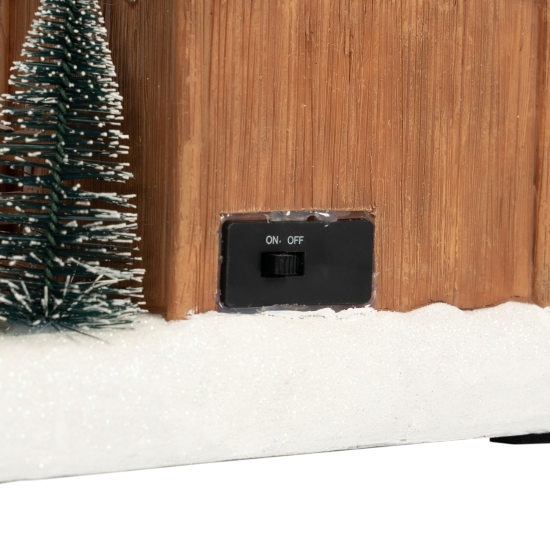 Новогодняя композиция светящаяся Елочный базар