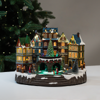 Новогодняя композиция светящаяся Рождественская площадь