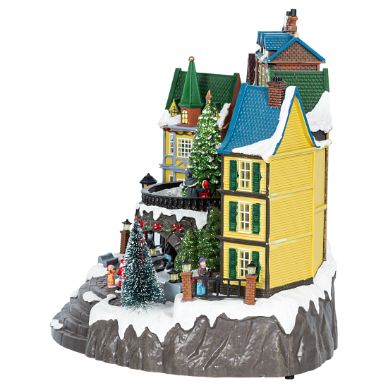 Новогодняя композиция светящаяся Рождественская площадь