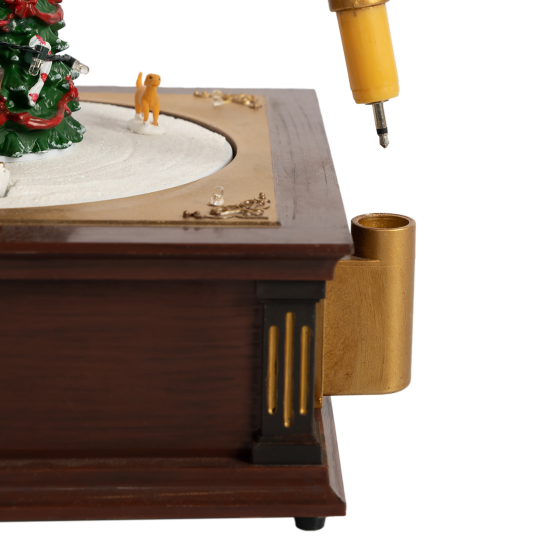 Новогодняя композиция светящаяся Граммофон