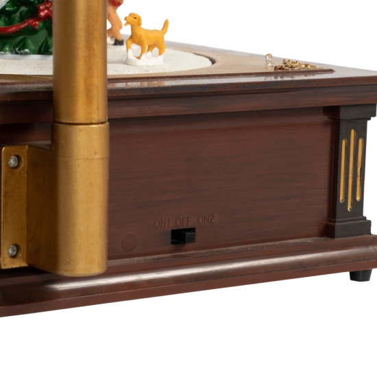 Новогодняя композиция светящаяся Граммофон