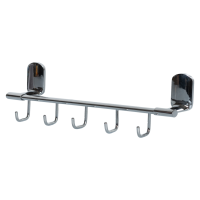 Вешалка Swensa Slick SWR-5600-11, металл, 5 крючков, цвет хром