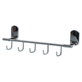 Вешалка Swensa Slick SWR-5600-11, металл, 5 крючков, цвет хром