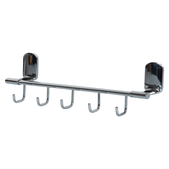 Вешалка Swensa Slick SWR-5600-11, металл, 5 крючков, цвет хром