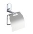 Держатель для туалетной бумаги Swensa Slick SWR-5600-06 с крышкой цвет хром