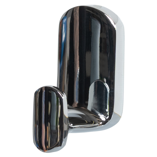 Крючок Swensa Slick SWR-5600-01, самоклеящийся, металл, цвет хром