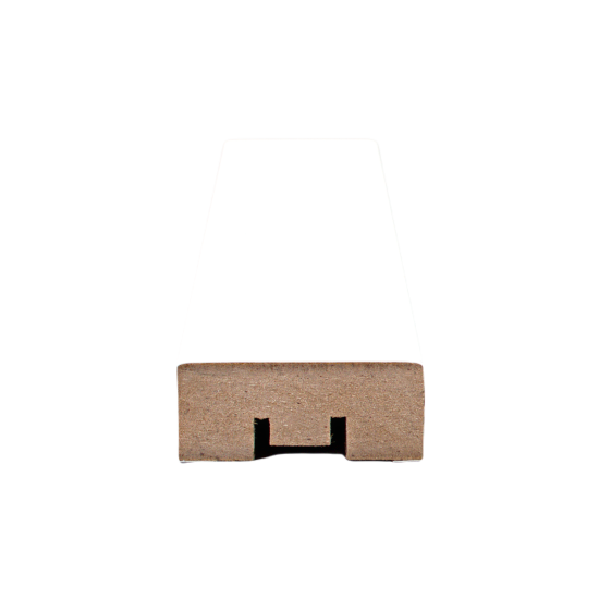 Рейка МДФ под покраску белый 280x4x1.6 см