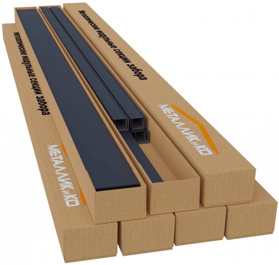 Еврожалюзи Утёс 2.5x2 м RAL 7024 серый