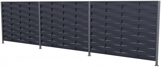 Еврожалюзи Утёс 2.5x2 м RAL 7024 серый