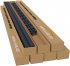 Забор-жалюзи Горизонт 2x2.5 м цвет графит