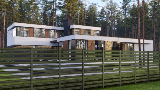 Забор-жалюзи Горизонт 2x2.5 м цвет зеленый