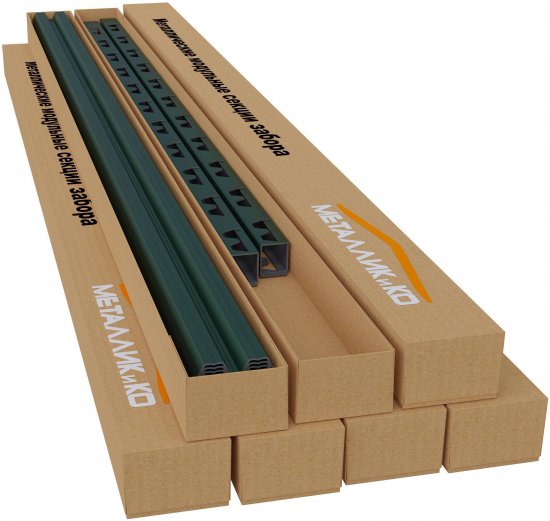 Забор-жалюзи Горизонт 2x2.5 м цвет зеленый