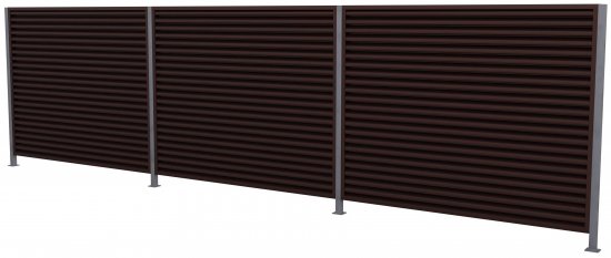 Еврожалюзи двусторонний Кавказ 2.5x2 м RAL 8017 коричневый/бежевый