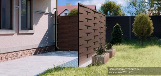 Еврожалюзи Утес 2x2.5 м RAL 8017 коричневый