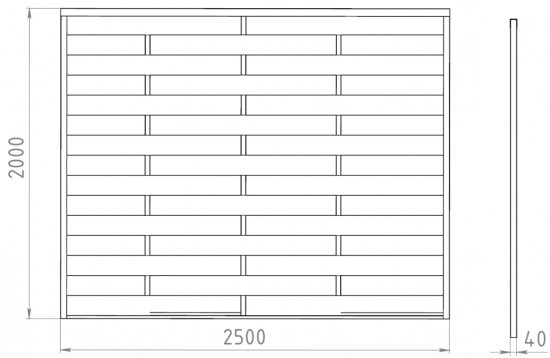 Еврожалюзи Утес 2x2.5 м RAL 8017 коричневый