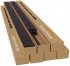 Забор-жалюзи Утес 2x2.5 м цвет коричневый 8017