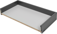 Ящик выдвижной Flowbox 60x10.4x30 см сталь/ЛДСП цвет антрацит