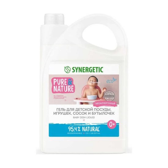 Гель для мытья детской посуды SYNERGETIC 103350
