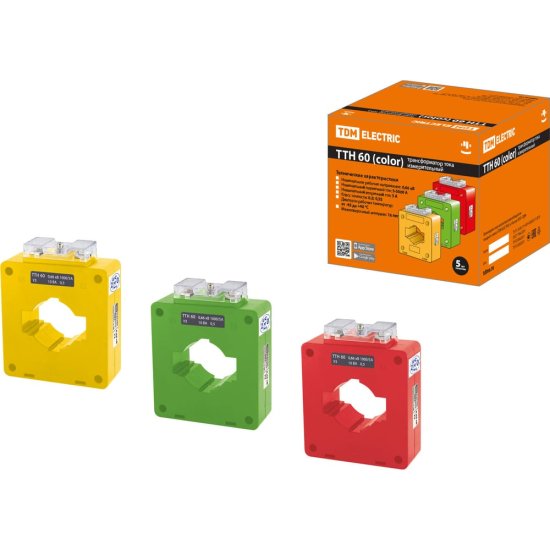 Трансформатор тока TDM ELECTRIC ТТН 60/ 600/5-10VA/0,5-Р