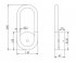 Светильник настенный светодиодный бра Magnet FR6106WL-L10G цвет золото