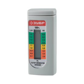 Тестер уровня заряда батарей для элементов питания ЗУБР 59260