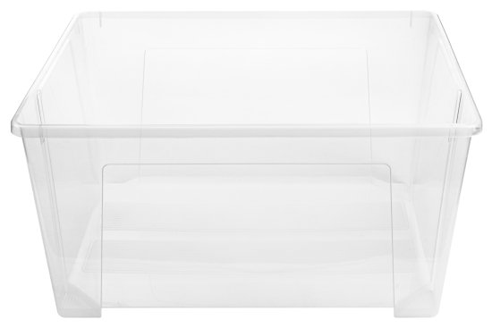 Ящик универсальный Tex-Box 78.5x58.8x40.5 см с крышкой полипропилен цвет прозрачный
