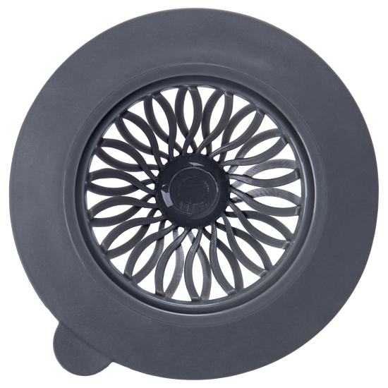 Ситечко для мойки 12 см Vidage термопластичная резина цвет серый