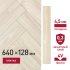 Плитка кварцвиниловая Corsa Deco Abeto S100 замковая 1,31 кв.м 4,5 мм с фаской художественная