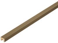 Рейка МДФ Дуб Тангент натуральный 280x3.5x2.5 см