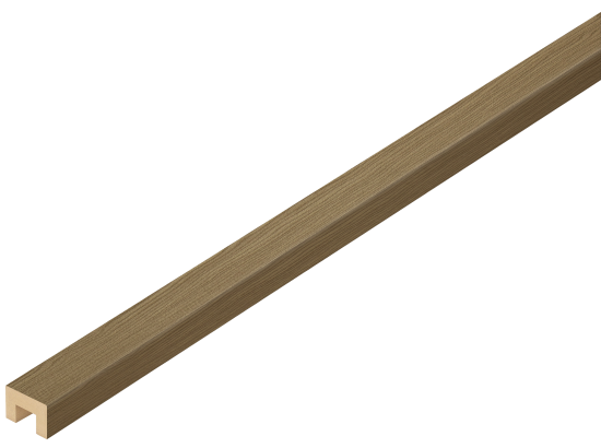 Рейка МДФ Дуб Тангент натуральный 280x3.5x2.5 см