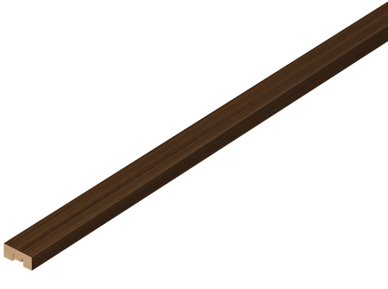 Рейка МДФ Орех натуральный 280x4x1.6 см