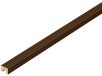 Рейка МДФ Орех натуральный 280x3.5x2.5 см