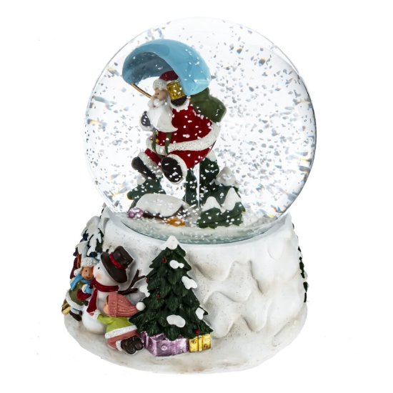 Новогоднее украшение Санта 936121 10x10 см разноцветный