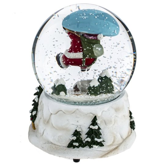 Новогоднее украшение Санта 936121 10x10 см разноцветный