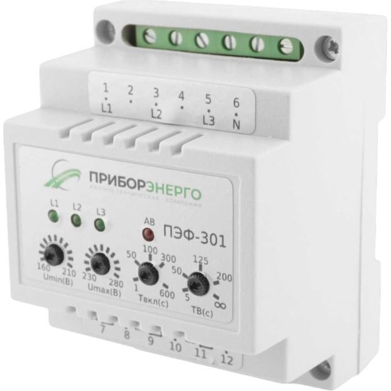 Электронный переключатель фаз НТК Приборэнерго ПЭФ-301