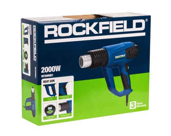 Фен технический сетевой Rockfield RF20HGK1, 2000 Вт