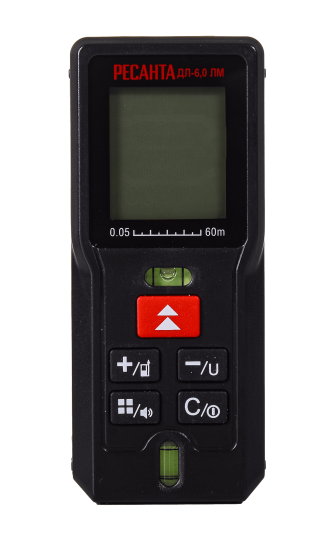 Дальномер лазерный Ресанта ДЛ-6.0, 60 м