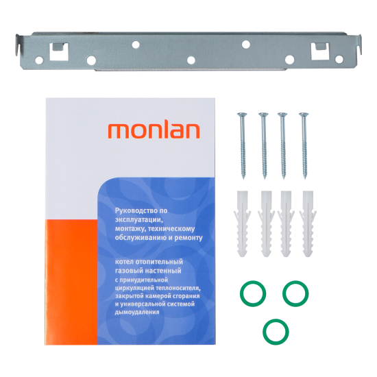 Газовый котел конвекционный 24 кВт Monlan MR-24 двухконтурный настенный