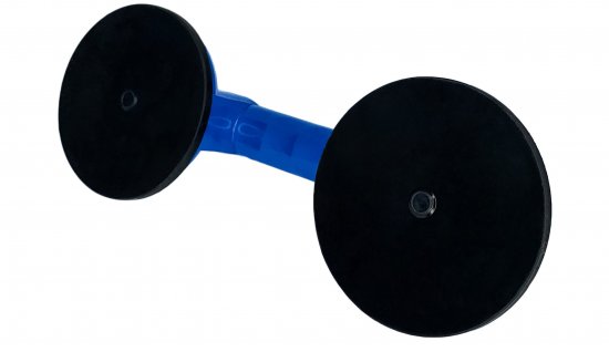 Присоска вакуумная для плитки и стекла двойная Vertextools 0029-2 до 80 кг