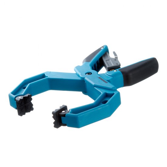 Струбцина ручная Gross клещеобразная пластиковая с храповым механизмом 100 мм (20805)