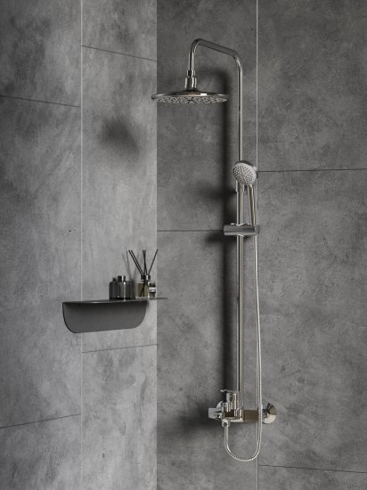 Душевая система Esko Marburg STMB54 со смесителем 3 режима цвет хром