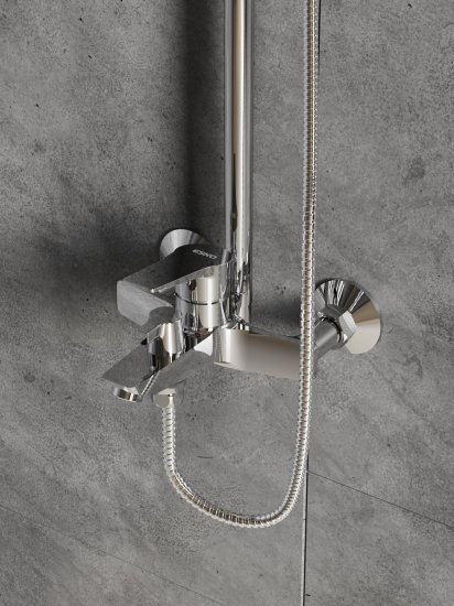 Душевая система Esko Marburg STMB54 со смесителем 3 режима цвет хром