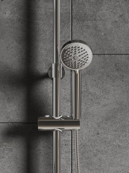 Душевая система Esko Marburg STMB54 со смесителем 3 режима цвет хром