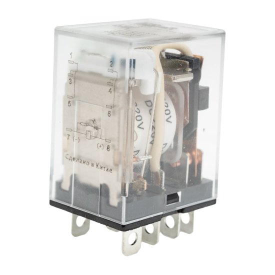 Двухконтактное промежуточное реле DEKraft пр-102