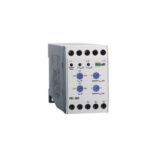 Реле контроля фаз DEKraft РК101-01
